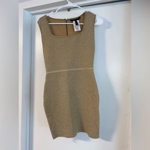 BCBG Gold Dress Size Medium